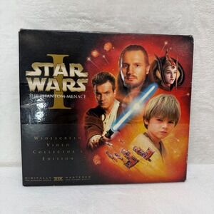 Star Wars Episode I The Phantom‎ Menace Widescreen Collector's Edition VHS Set